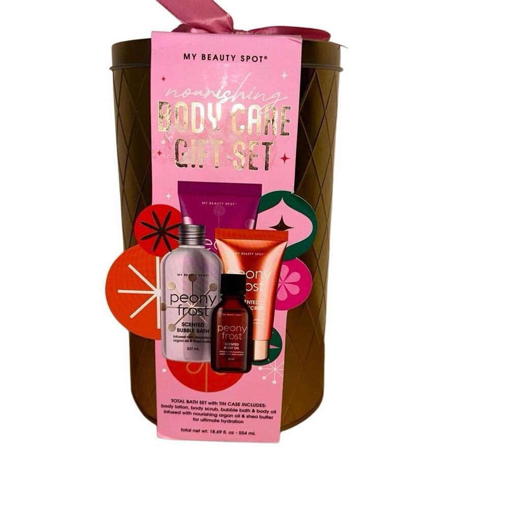 My Beauty Spot Nourishing Body Care Gift Set Peony Frost NEW